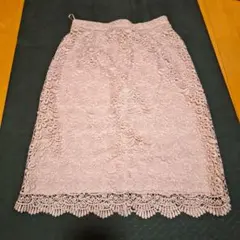 総レースタイト スカート ユニクロ