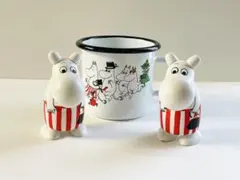 muurla ムーミン ホーローマグカップ＆木製フィギュアセット