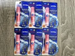 NIVEA モイスチャーリップ ウォータータイプ 3.5g　６本 まとめ売り