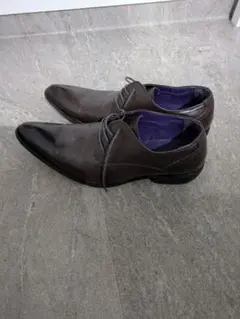 ダークブラウン レザー ドレスシューズ