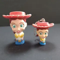 トイストーリー2 ジェシー　キョロめマスコット　大小セット　傷あり