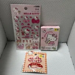 【韓国】ダイソー　HELLO KITTY セットのサムネイル