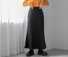 ローリーズファーム/マーメイドスカート/ハイウエスト/ブラック/M