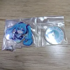 フリューくじ　初音ミク　プレートぬーどるストッパー