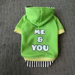 犬服！Lsize！重ね着　フード