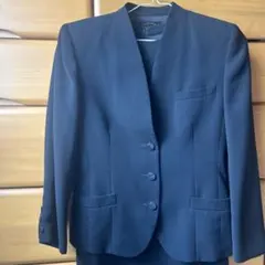 ブラックフォーマル　ワンピーススーツ　長袖ジャケット付き 2 点セット　ブラック