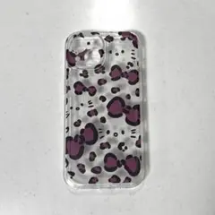 《値下中》 iPhone15ケース キティ ヒョウ柄 クリアケース