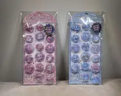 カプセルポップシール　ピンク　水色　二点セット