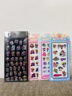 ヒス・パワパフ・エンブル立体シール&アクリルシールセット 4種