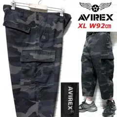 AVIREX 迷彩 ミリタリー ファティーグカーゴクロップドパンツ カーゴパンツ