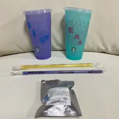 ✨最終値下げ✨スタバミステリーカラーチェンジングリユーザブルコールドカップ&ベア