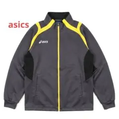 asicsアシックス トレーニング ジャージジャケット ダークグレー メンズLのサムネイル
