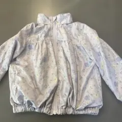 Branshes 薄紫色 花柄 ウィンドブレーカー