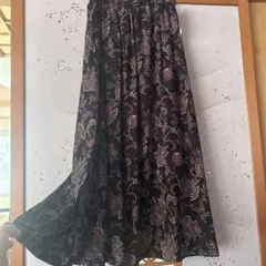 ROPÉ PICNIC 花柄フレアスカート