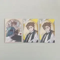 伏見ガク ランダムチェキ風カード コレクションカード ３点セット