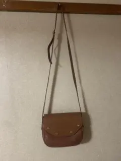 【希少・美品】NINA RICCI ニナリッチ ショルダーバッグ ブラウンレザー