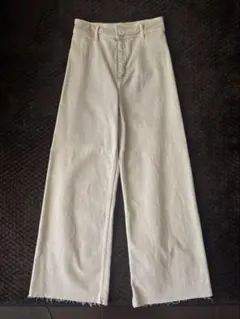 ZARA ZW MARINE STRAIGHT ハイライズ デニムパンツ