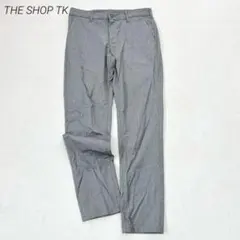 ザショップティーケー　スラックス　グレー　M ストレッチパンツ　通勤　ストレートのサムネイル