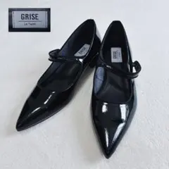 Le Talon ポインテッドトゥーシューズ　24.0㎝　ブラック