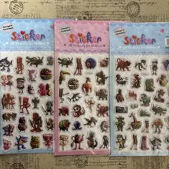 1日２回発送☆匿名配送☆3枚セット イタリアンブレインロット 立体ぷくぷくシール