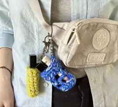 かぎ針編みリップクリームホルダー　２つセット