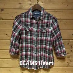ビームス ハート　BEAMS シャツ　七部袖　レディース