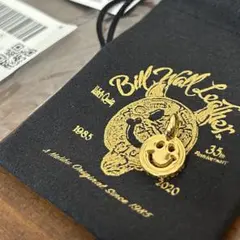 Bill Wall Leather Happy Face Charm K18GP - メルカリ