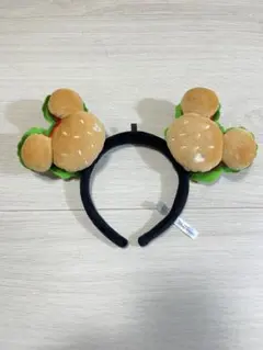 【Disneyカチューシャ】バーガーモチーフカチューシャ
