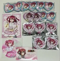 ラブライブ！サンシャイン！　黒澤ルビィ　Aqours 9周年　缶バッジ　セット ラブライブ！サンシャイン！ 黒澤ルビィ Aqours 9周年 缶バッジ セット