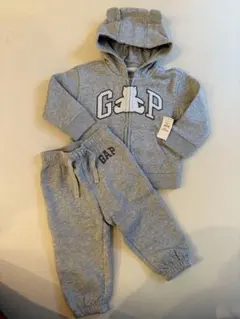 ベビーギャップ　GAP クマのフード付きトレーナー・パンツセット