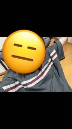 X-girlグレー ストライプ オーバーサイズ Tシャツ