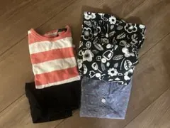 キッズ服セット（ラルフローレン7分丈シャツ•ワンピース・ショートパンツ）