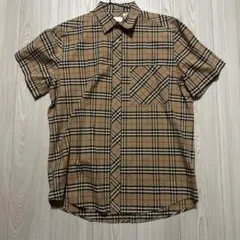 BURBERRY チェック柄 半袖シャツ