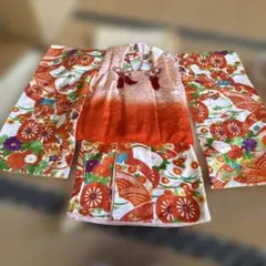 七五三 3歳 女の子 着物セット被布 長襦袢 高島屋 御誂品 昭和レトロ 華やかのサムネイル