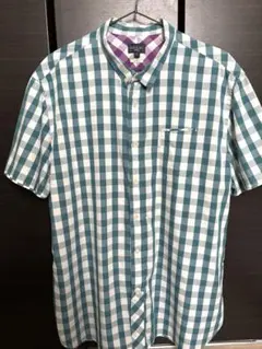 Paul Smith JEANS 半袖チェックシャツ XL ギンガムチェックのサムネイル