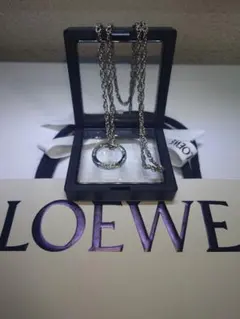 LOEWE シルバー リング ペンダント ネックレスのサムネイル
