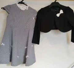 フォーマルドレスとジャケットセット 120cm