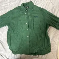 XLARGE 緑 チェック柄 長袖ネルシャツ XL