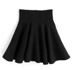 インパン裏地付きコルセット風フレアミニスカート[gm728]