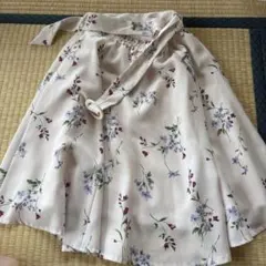 MISCH MASCH フラワープリント フレアスカート
