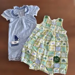 【80cm】Petit jam ベビー ロンパース 2枚セットのサムネイル