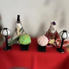 ハンドメイド　お内裏お雛様