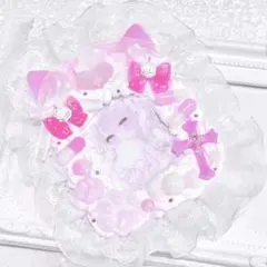 ♡ホイップデコ♡硬質ケースB8 ねこみみナース 量産 姫系地雷系【ハンドメイド】