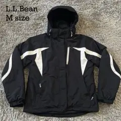 L.L.Bean マウンテンパーカー M ブラック 中綿 フード着脱 アウトドア
