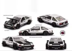 フジミ 1/24 トヨタ AE86 スプリンター　トレノ　組立済完成品峠ドリフト フジミ 1/24 トヨタ AE86 スプリンター トレノ 組立済完成品峠ドリフト