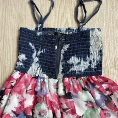 花柄 キャミソール ワンピース Mサイズのサムネイル