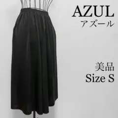 【最終値下げ】AZUL ガウチョパンツ パンツ 黒 スカート ロングスカート