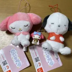 マイメロディ　ポチャッコ　むにゃすや　宇佐美　ラバーキーホルダー
