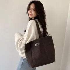 GAP ミニGAPロゴ トートバッグ ブラウンレオパード③ - メルカリ