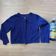 TOMMY HILFIGER ネイビー カーディガン 4T/B
